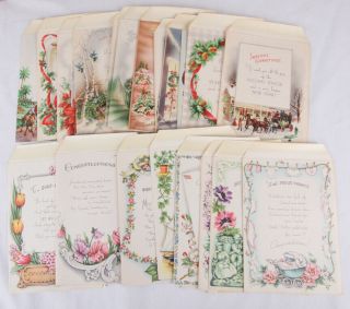 Vintage Nos 28 Greeting Cards,  All Occassions,  Greet - O - Card,  1930 