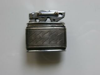 Kw Vintage Intersting Signed German Silver Lighter Very Rare&old