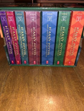 Harry Potter Boxset Books 1 - 7 By J.  K.  Rowling (paperback,  2009)
