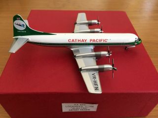 Western Models 1:200,  Lockheed Electra,  Cathay Pacific,  Vr - Hfn