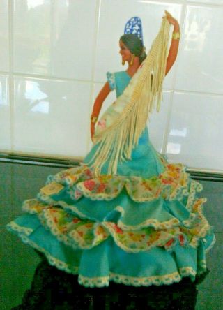 Vintage Marin Chiclana Spanish Flamenco Dancer Doll 11 