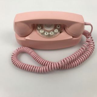 Crosley Pink Princess Phone Push Button With Dial Model Cr - 59 2.  C4