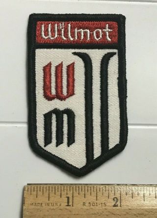 Wilmot Mountain Wisconsin Wi Skiing Resort Ski Area Embroidered Patch Badge