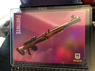 2019 Panini Fortnite Series 1 Hunting Rifle Epic Holofoil Card 103 Rare