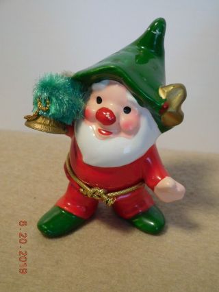 4 Vintage Napcoware Napco Christmas Pixies Elves Elf Figurines Japan 9905 2
