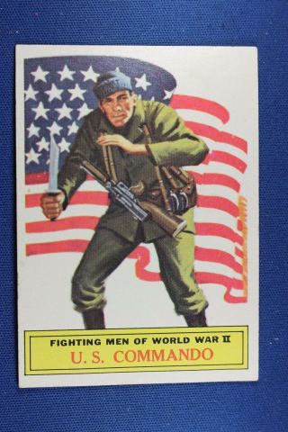 1965 Topps Battle Cards - 55 U.  S.  Commando - Vg/excellent