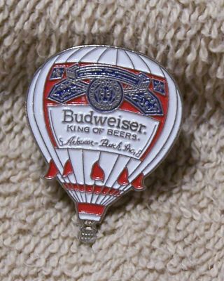 Budweiser King Of Beers Anheuser Busch Inc Balloon Pin