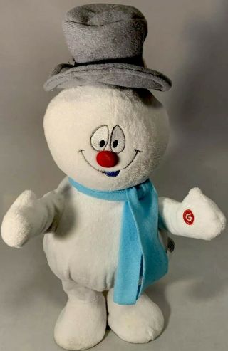 Side Stepping Frosty The Snowman Dancing Singing Plush By Gemmy Rare Htf
