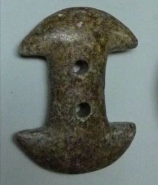 York steatite indented gorget indian artifact 2