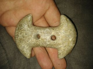 York steatite indented gorget indian artifact 7