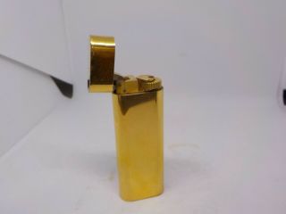 Authentic Cartier Solid K Gold Cigarette Lighter oval 7