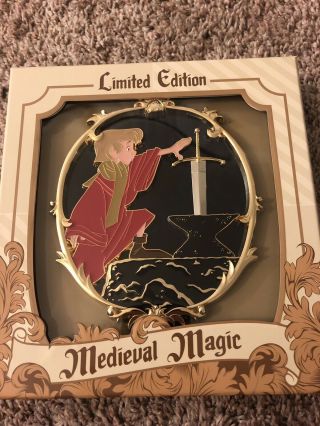 Sword In The Stone Excalibur Disney Medieval Magic Le Jumbo Pin Trading Event