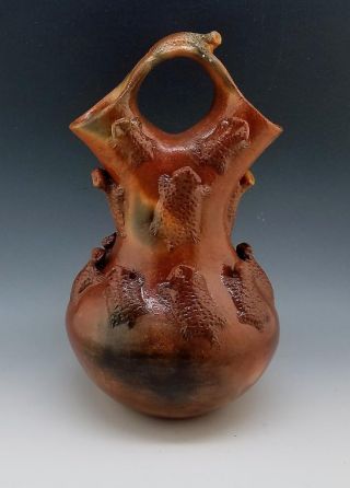 Betty Manygoats - Navajo - Horned Toad Wedding Vase