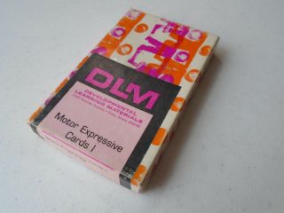 Vintage Dlm Motor Expressive Flash Cards P159 Series 1