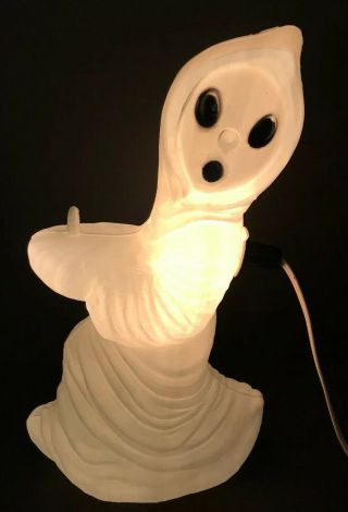 Vintage Halloween Tabletop Ghost Blow Mold 13” General Foam Plastics