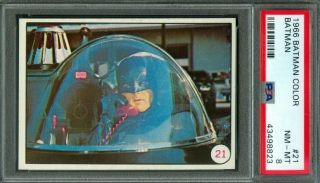 1966 Topps Batman Color 21 Batman Psa 8 (nearmint -)