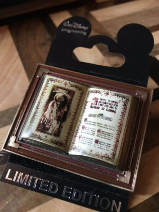 Disney Wdi - Haunted Mansion Madame Leota Incantation Spell Book Pin Le 300