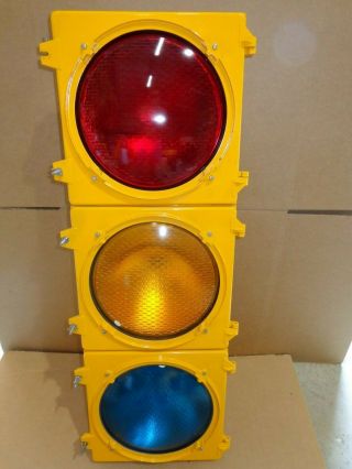 One Official Traffic Signal Light,  Traffic Stop Light With 12 " Glass Lens