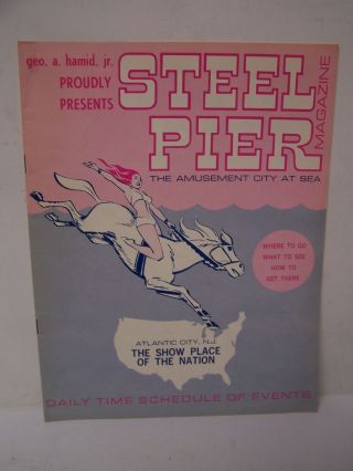 Atlantic City Steel Pier Program 1973 Tommy James Jerry Lee Guess Who Campbell
