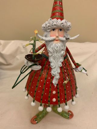 Patience Brewster Dashing Santa Figure Ornament 11.  25” - 1/2 Of Price 8