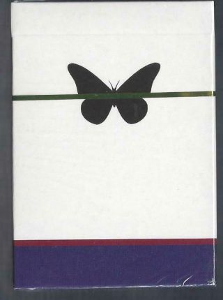 1 Deck Butterfly (marked) Blue Playing Cards Usa