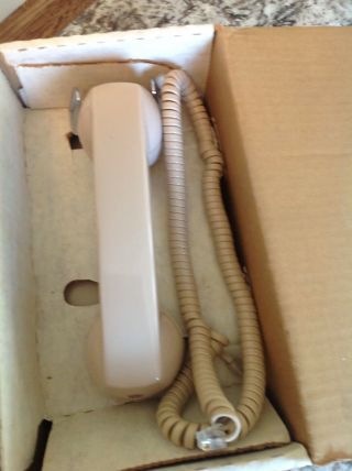Vintage Phone.  Beige Western Electric Wall Mount Telephone Rotary Dial