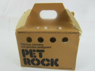 Pet Rock w/ Box and Instructions,  1975 Rock Bottom Productions,  Vintage 2