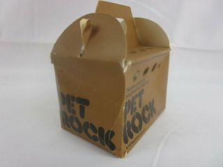 Pet Rock w/ Box and Instructions,  1975 Rock Bottom Productions,  Vintage 5