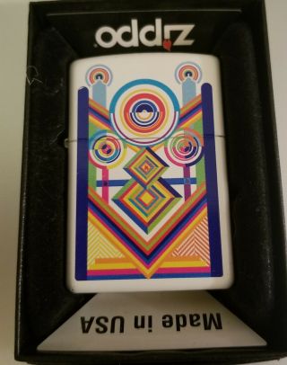 Zippo Windproof Lighter With Colorful Design