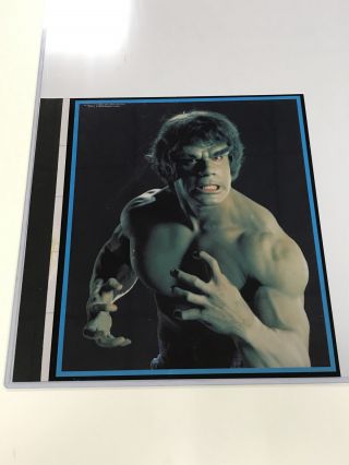 1979 Topps The Incredible Hulk Back Color Key Complete Puzzle Proof Set.