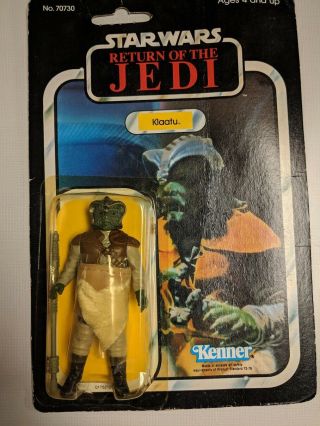 1983 Vintage Kenner Star Wars Rotj Klaatu Figure 65 Back