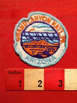 Vtg Round Grand Canyon National Park Arizona Patch 70mm