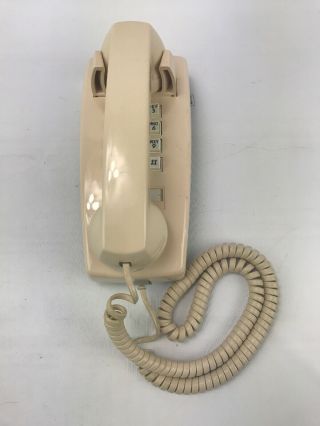 At&t Cs2554 Vintage Retro Touch Tone Phone Push Button Wall Phone Beige Hg2