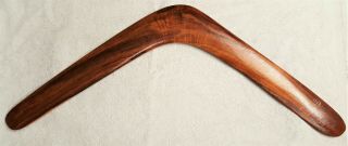 Traditional comeback (returning) hunting boomerang - black wattle timber 3