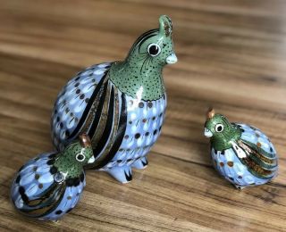 Ken Edwards El Palomar Quail Bird Tonala Mexican Pottery Mexico Signed