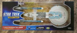 Diamond Select Uss Excelsior Nx - 2000 Electronic Starship Star Trek Rare