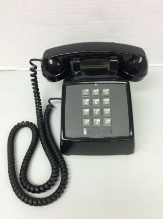 Western Electric Black Desk Telephone 2500mm Vintage Bell System