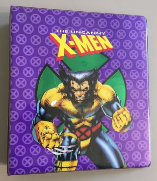 X - Men Series Jim Lee Marvel Complete Base Card Set 1 - 100 Holograms Promo Binder
