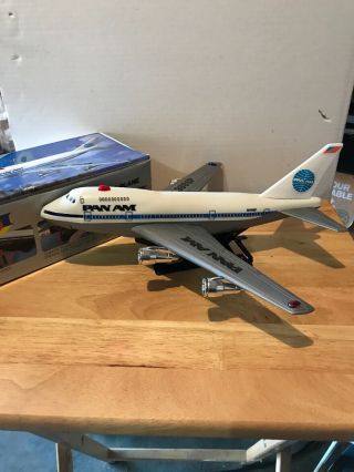 Echo Boeing 747 Sp Pan Am Vintage Battery Operated Jet Plane Rare Box