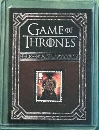 Rittenhouse Game Of Thrones Inflexions S1 Iron Throne Postage Stamp Card Rare