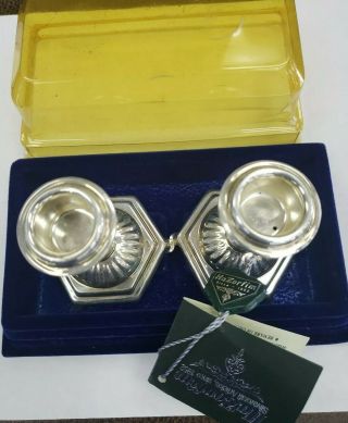 Hazorfim Sterling Silver Candlesticks In Package With Certificate