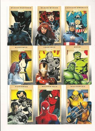 Marvel 75th.  Anniversary Complete Set (90 Cards)