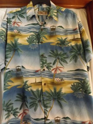 Mens Hawaiianshirt By Tori Richards Size Xxl Made In Hawaii Usa Pre - Owned