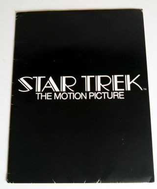 Star Trek The Motion Picture Authentic 1979 Press Kit W/poster,  Color Stills