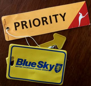 Blue Sky British Caledonian Travel Group Priority Luggage Tags