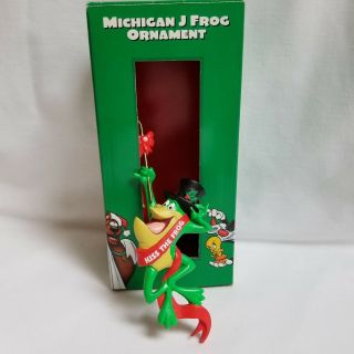 Vintage Warner Brothers Studio Store Michigan J Frog Christmas Ornament 1998