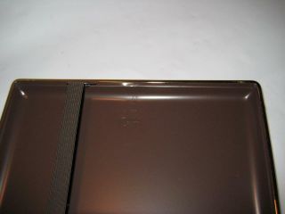 Colibri Black Leather Case With Brass Closure 6 1/2 