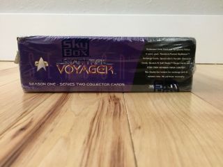 Star Trek Voyager Season 1 Series 2 Trading Cards BOX 1995 2
