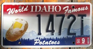 Potato - Idaho License Plate 2004 1472t