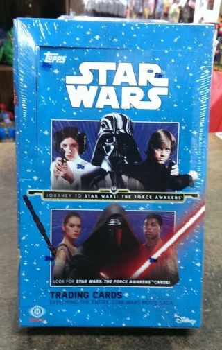 Topps Journey To Star Wars: The Force Awakens Hobby Box W/ 2 Hits Per Box